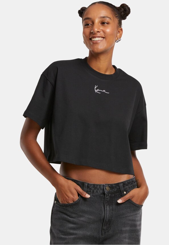 Karl Kani Small Signature Essential Crop Tee-0