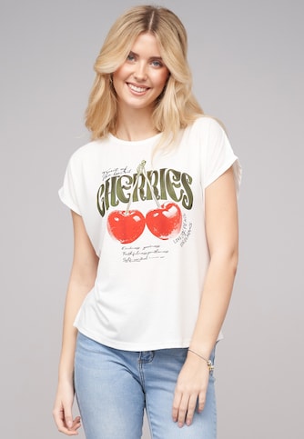 T-Shirt Cherries Print