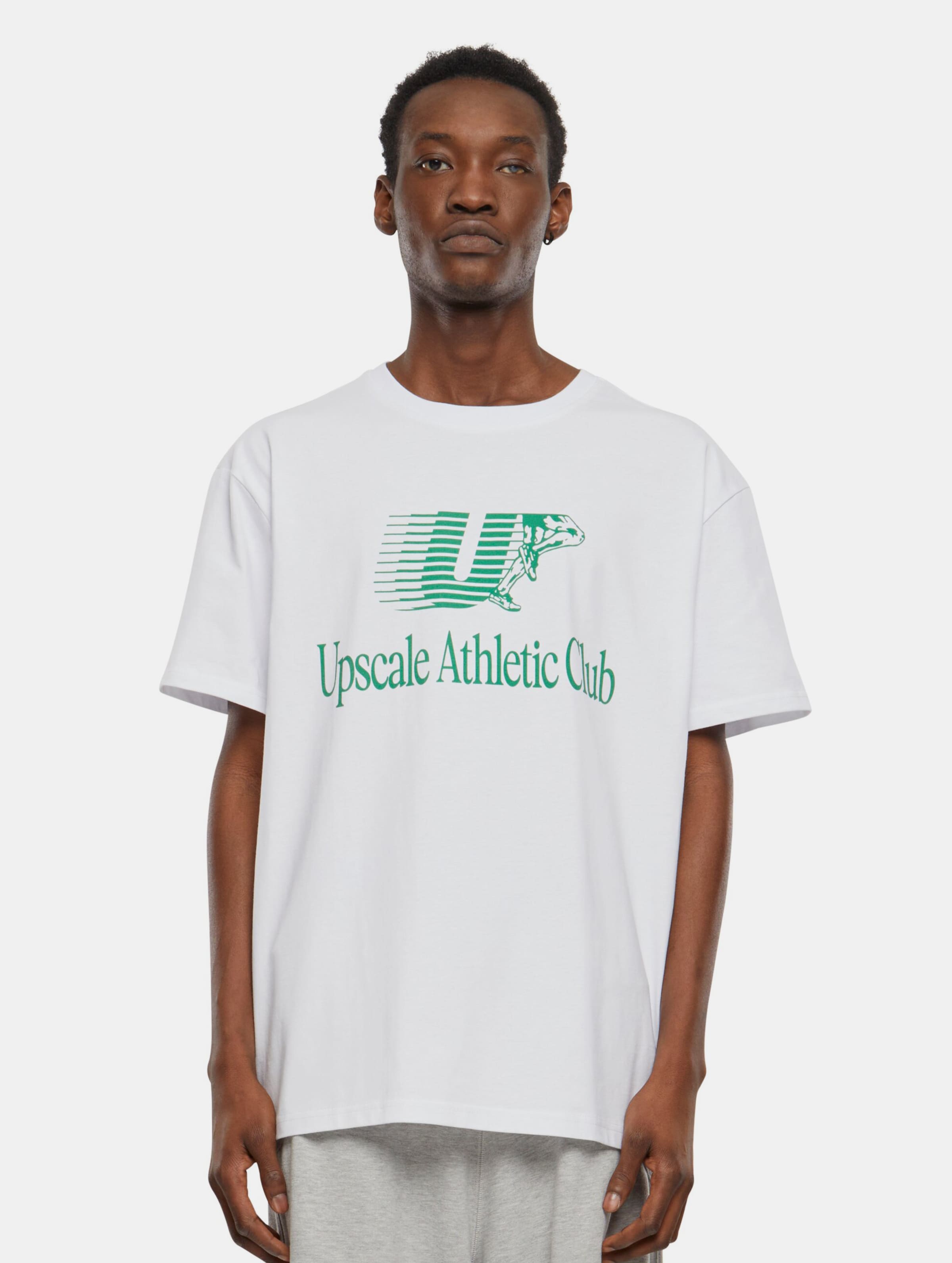 Mister Tee Upscale Athletic Club Heavy Oversize T-Shirts Männer,Unisex op kleur wit, Maat XS