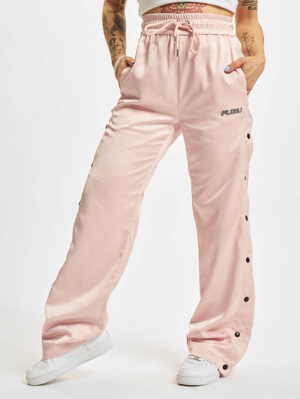 FW222-012-1 FUBU Corporate Satin Track Pants-2