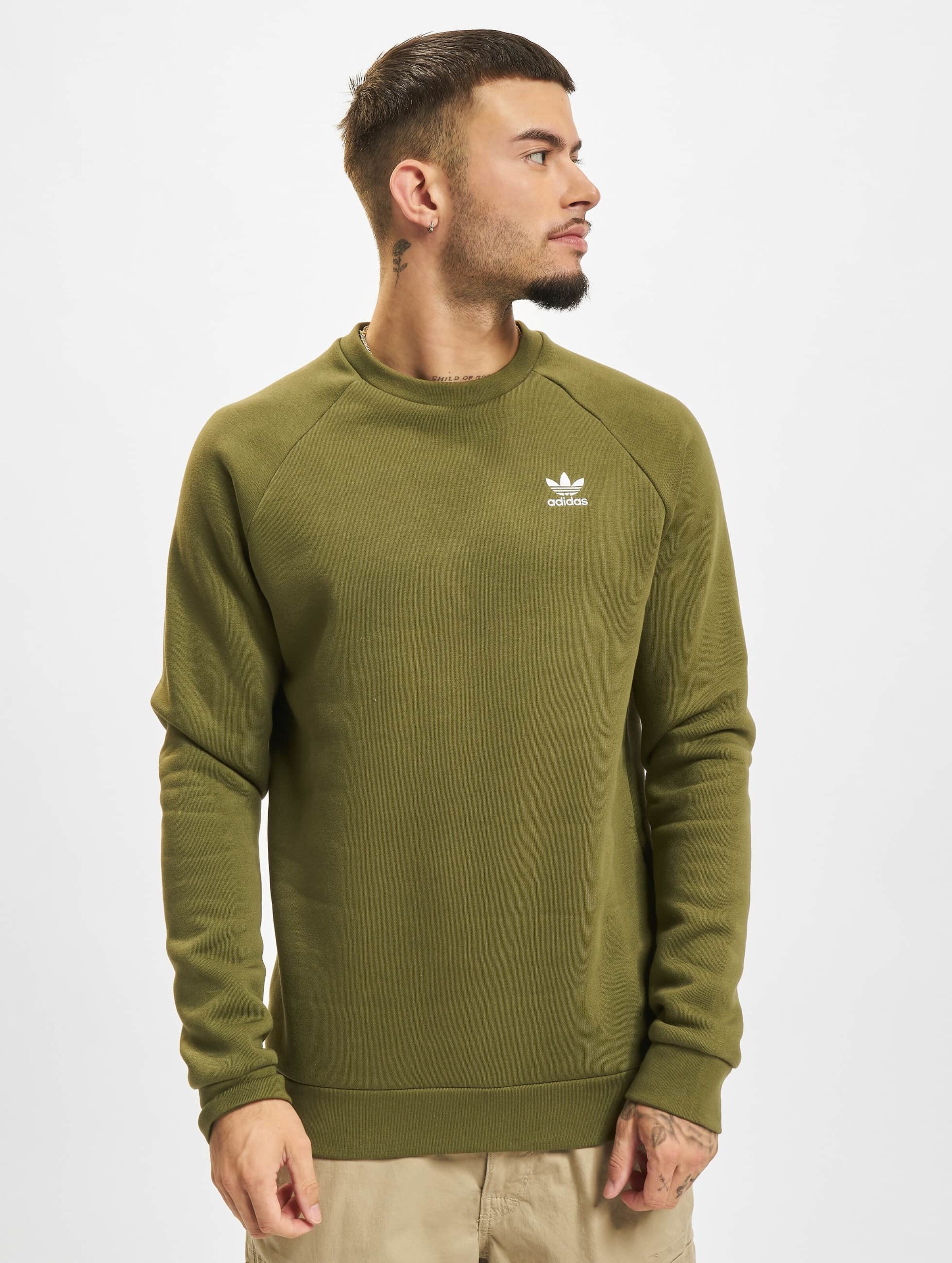 Adidas olive sweater online