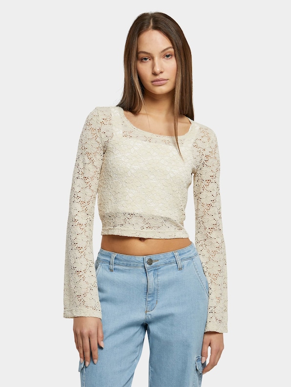 Ladies Cropped Lace-2