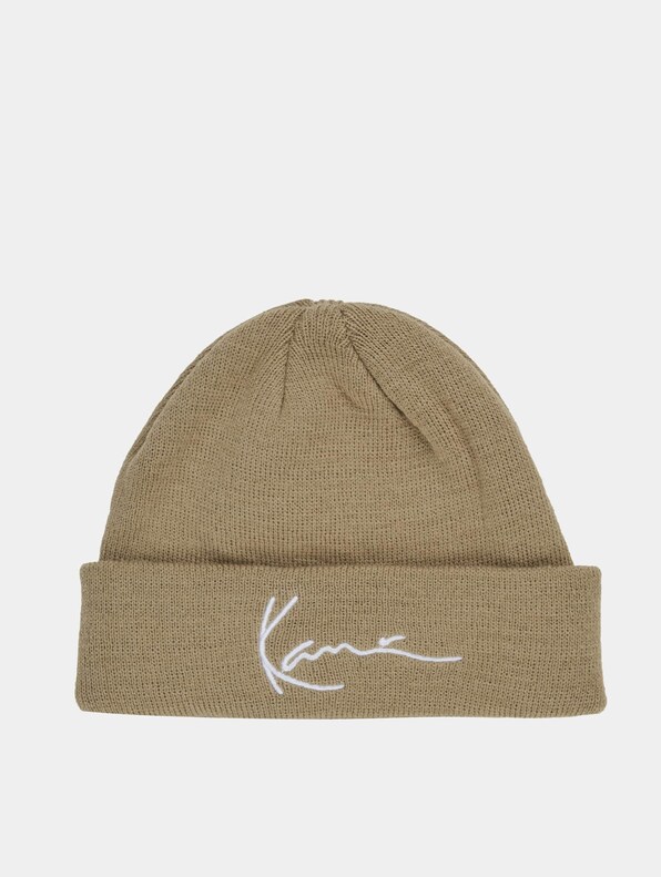 KA221-004-1 Signature Fisherman Beanie military green-0