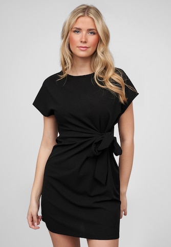 T-Shirt-Kleid mit integriertem Bindegürtel