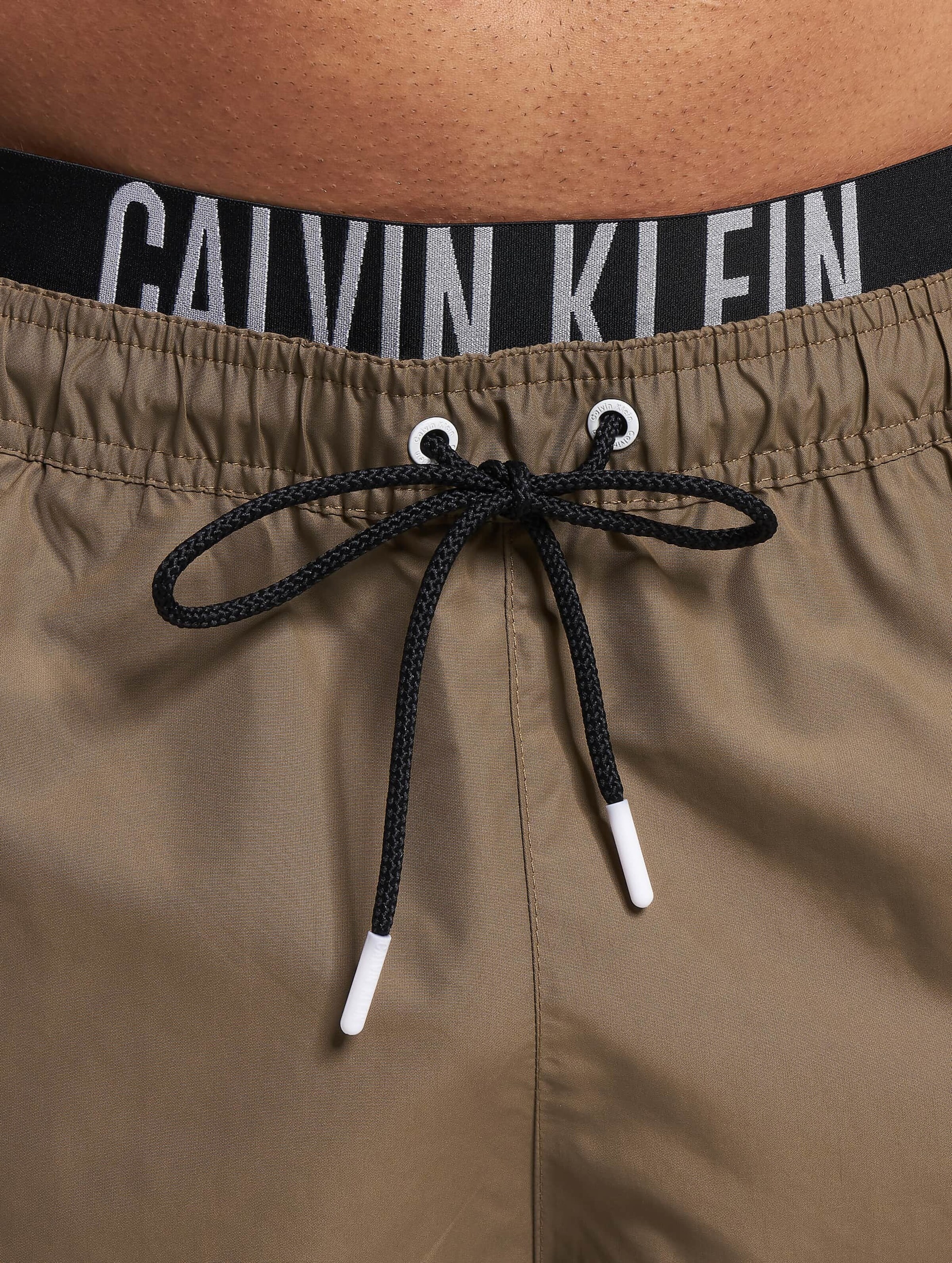 Calvin klein badeshorts store double waistband