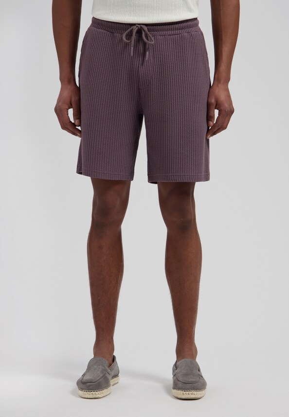 Logan Waffle Sweatshort-0