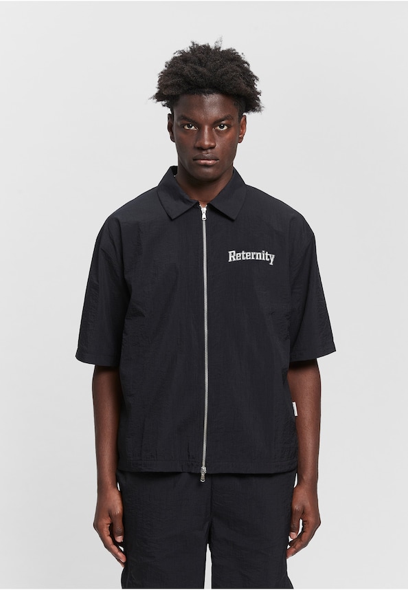 WATERCOLOR NYLON ZIP-SHIRT-0