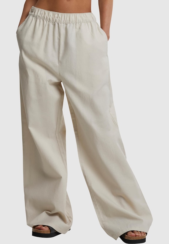 Ladies Linen Mixed Wide-0