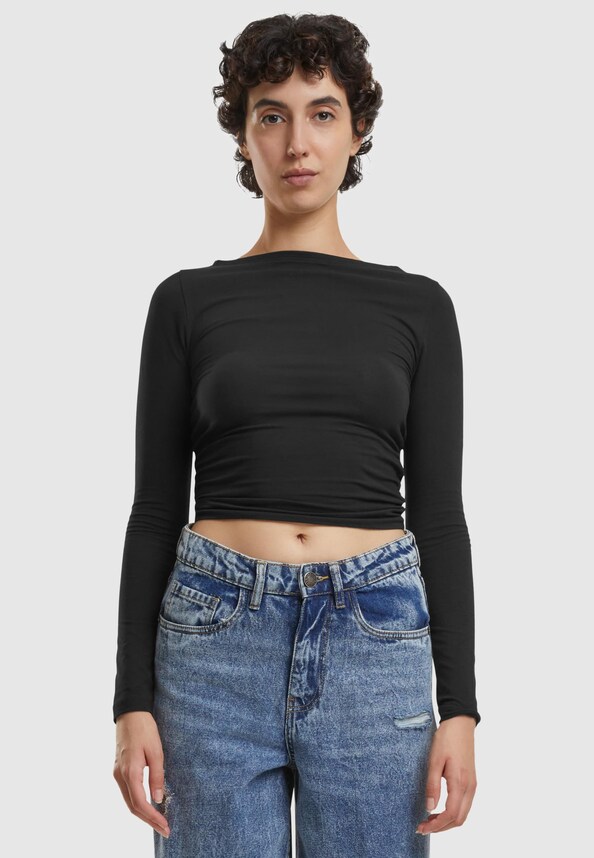 Ladies Ruffled Super Slim-2