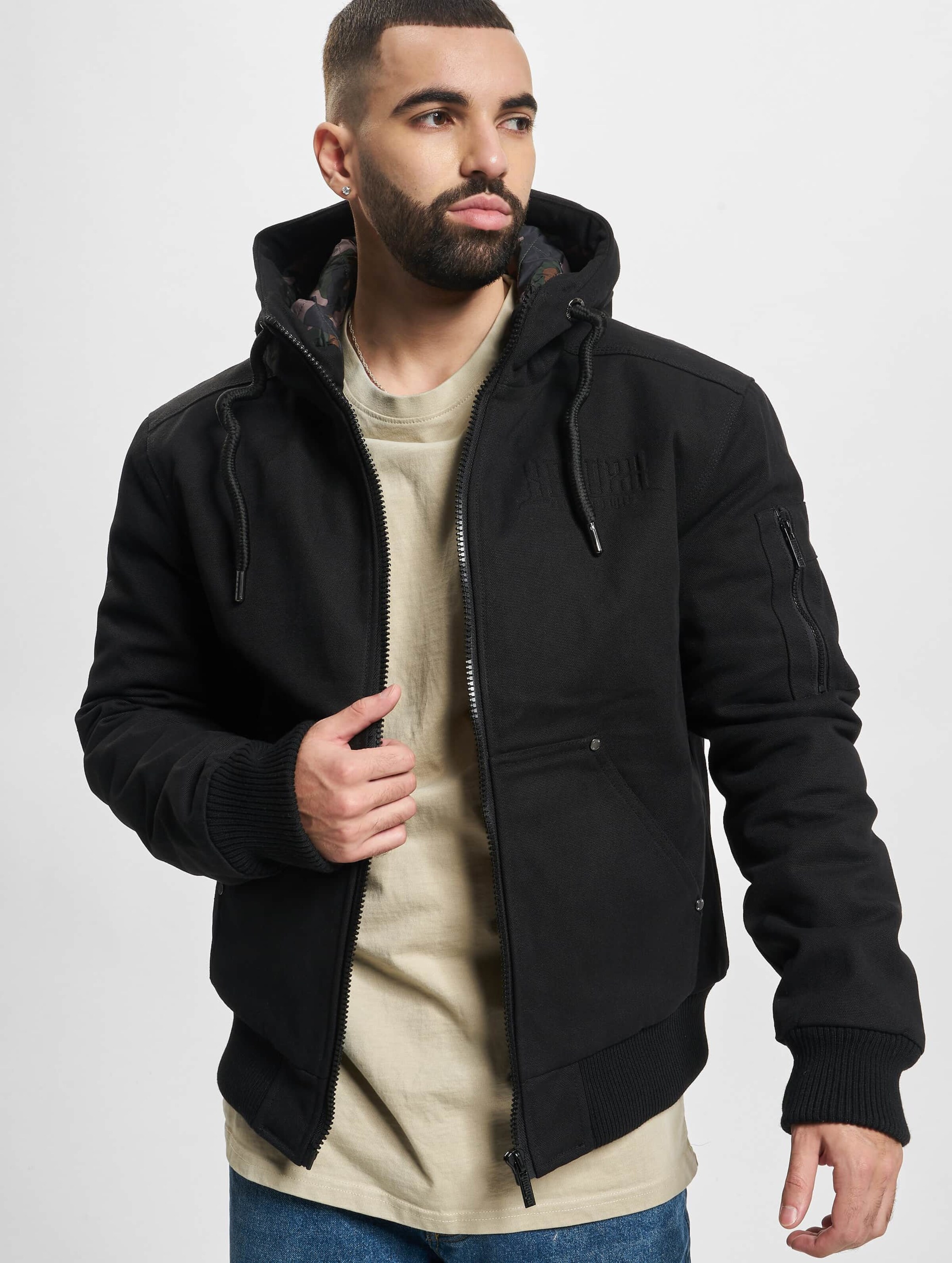 Yakuza Rules Rookie Winter Jacket Mannen op kleur zwart, Maat S