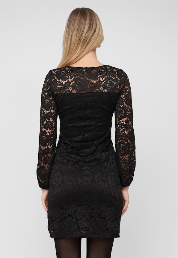 Longsleeve Dress with lace-1