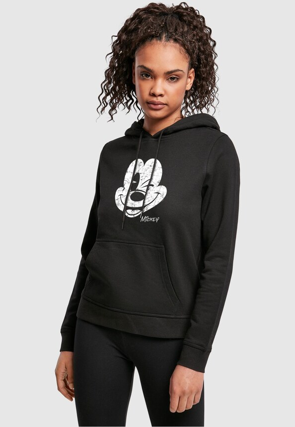 Ladies Mickey Mouse - Distressed Hoody-0