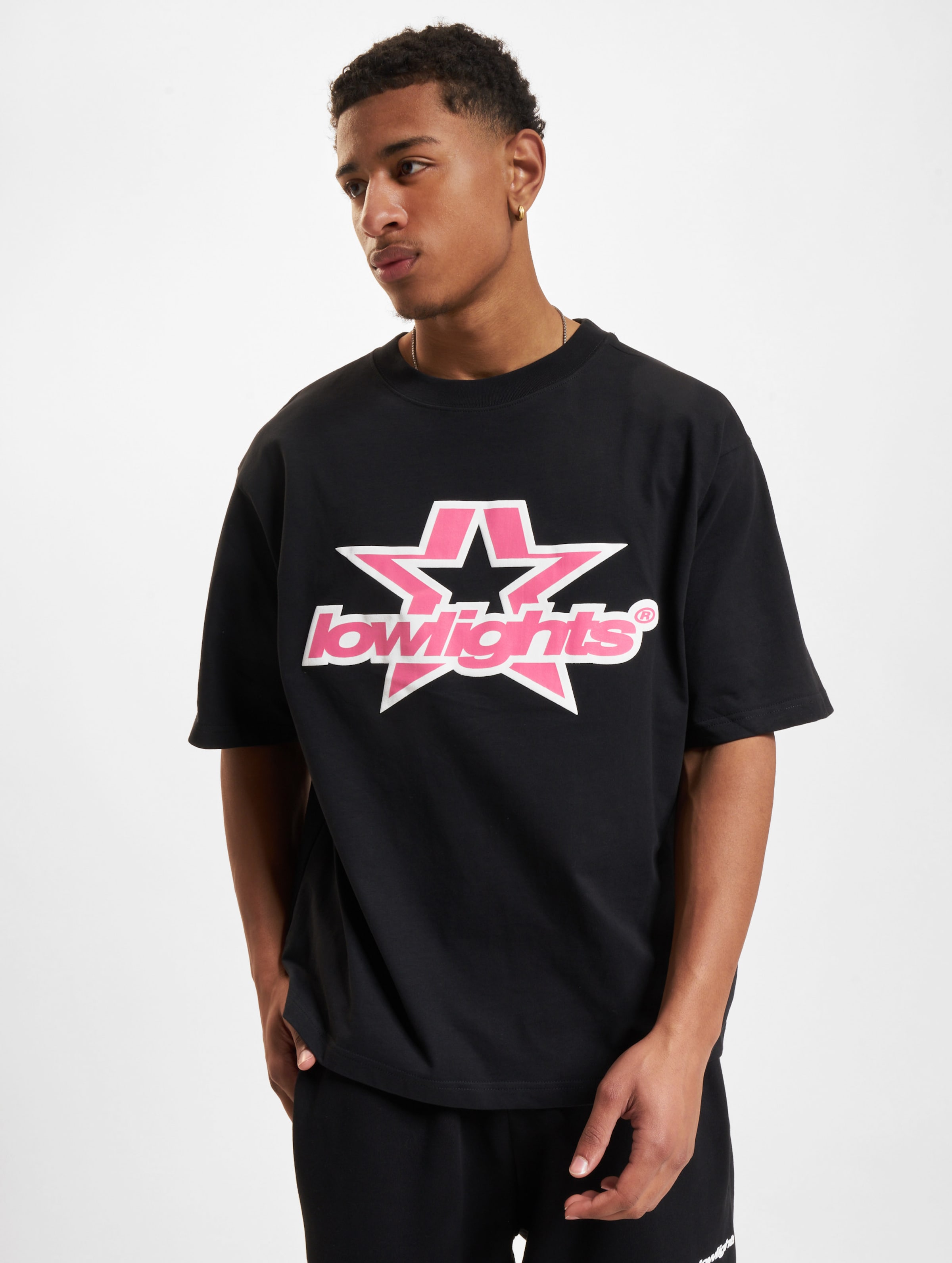 Low Lights Studios Superstar T-Shirt black Männer,Unisex op kleur zwart, Maat L