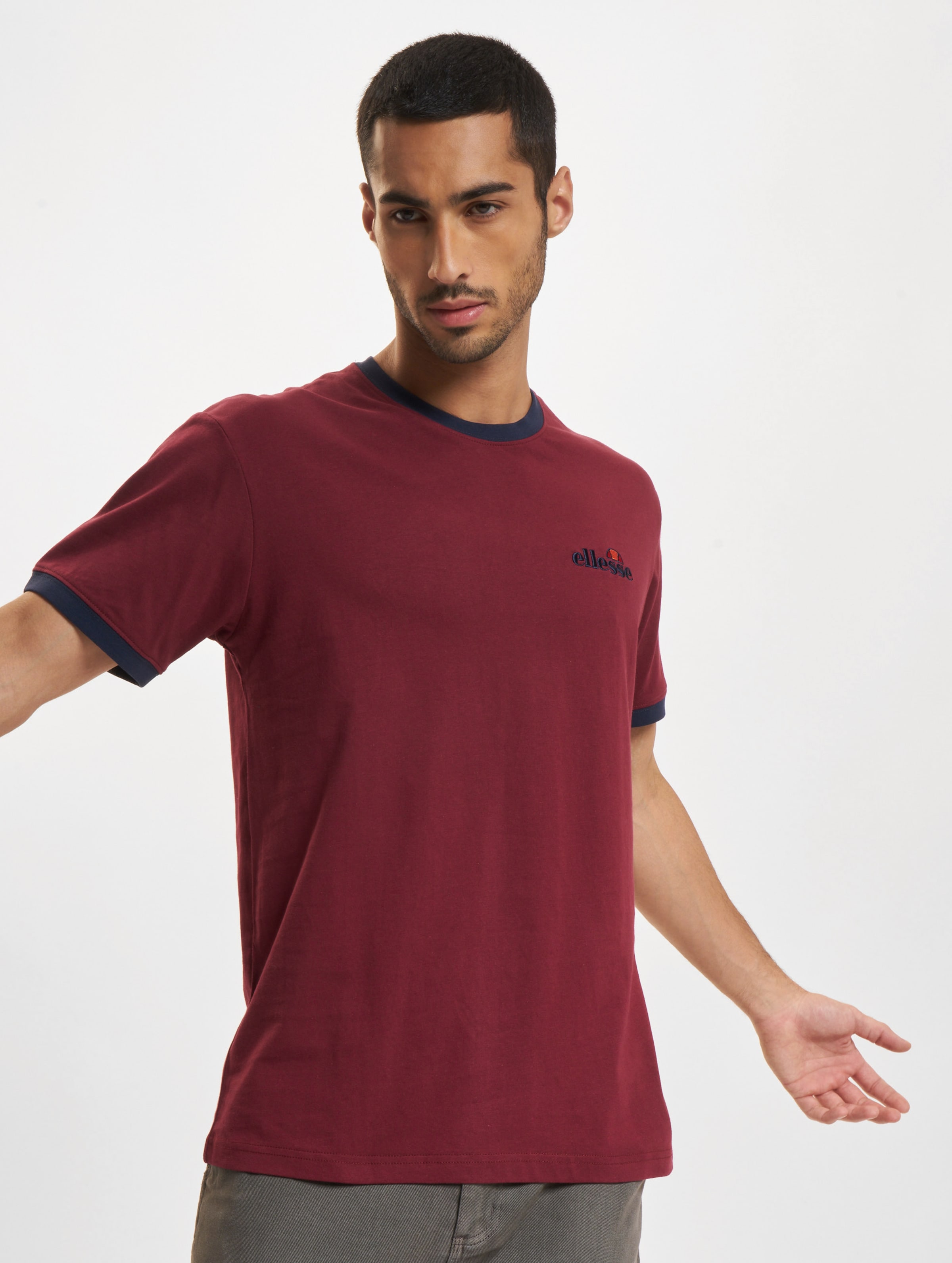 Ellesse Meduno T-Shirts Männer,Unisex op kleur rood, Maat L