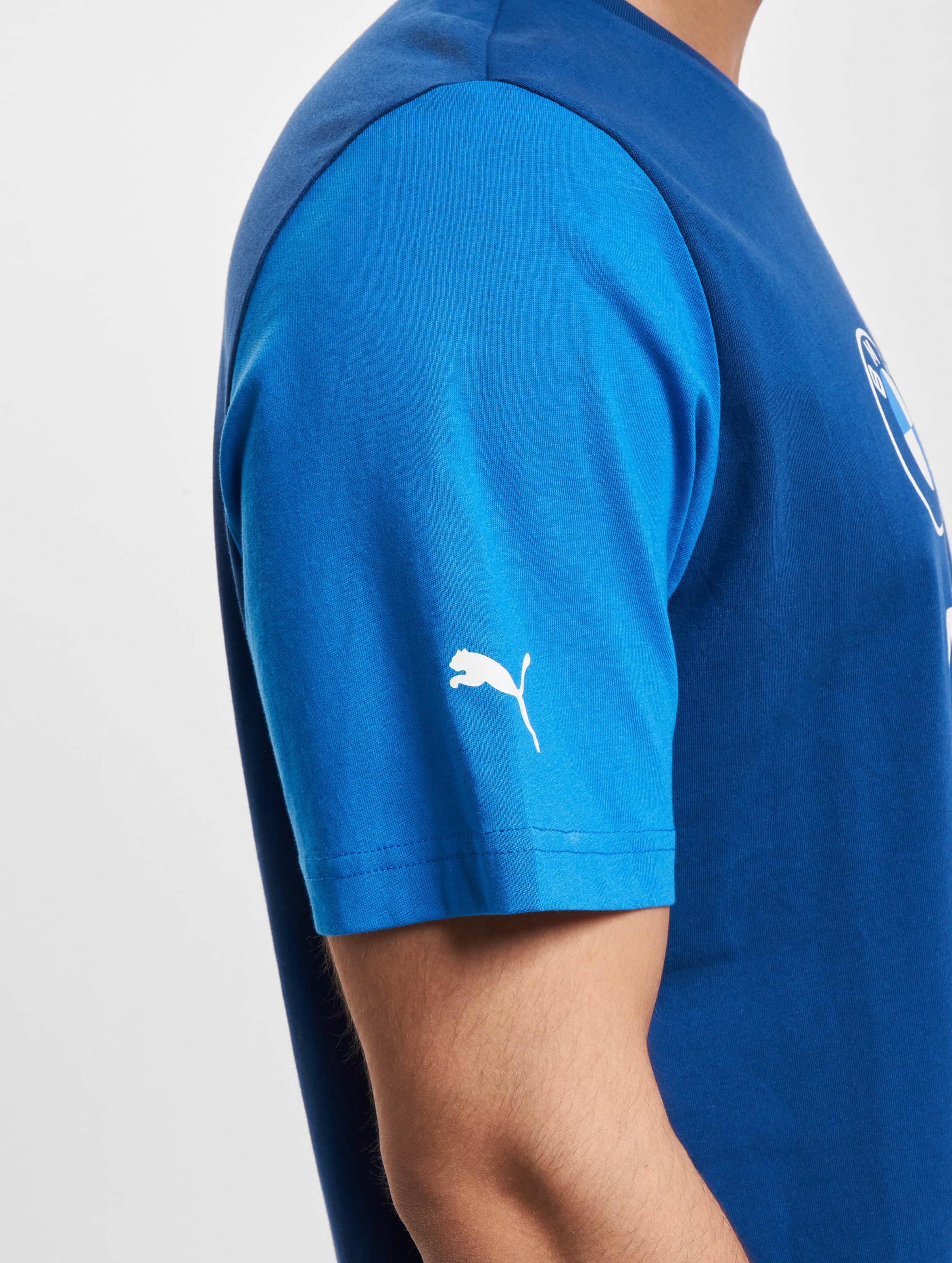 Blue puma cheap t shirt