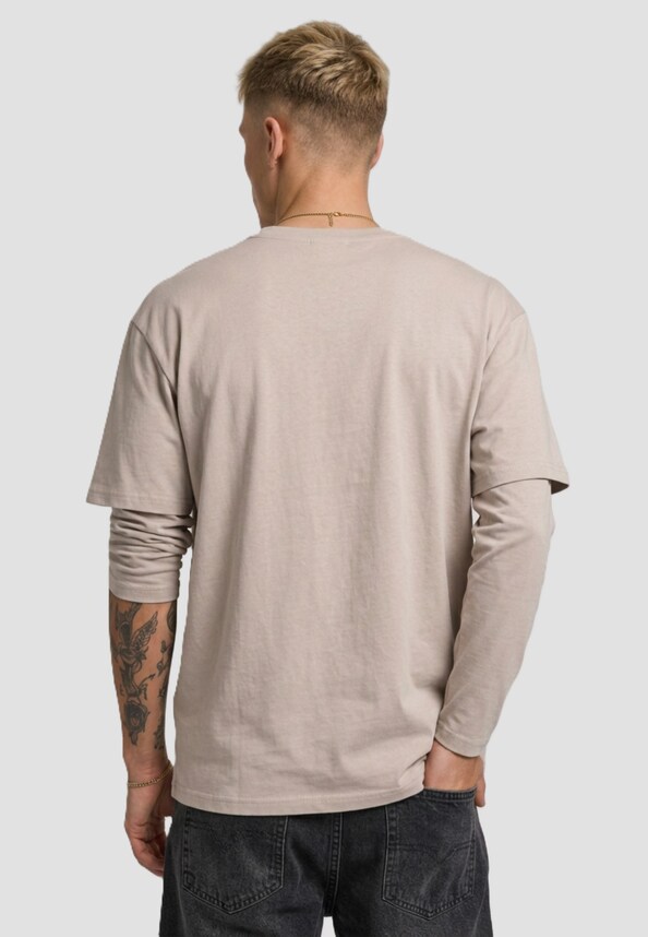 Oversized Shaped Double Layer -1