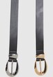 Chunky Buckle Loop Synthetic Leather-1