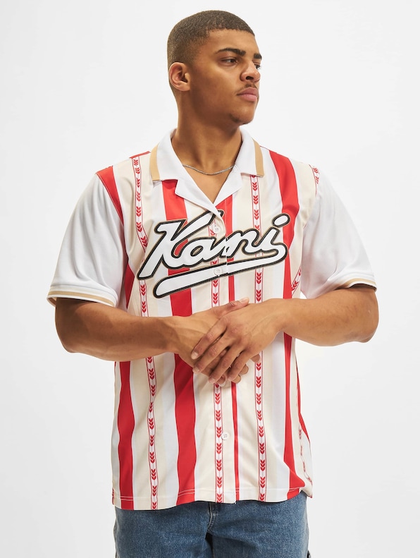 KM222-002-1 Varsity Block Stripe Baseball Shirt-2