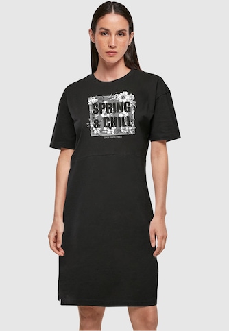 Ladies Spring And Chill Oversized Slit Tee Dress