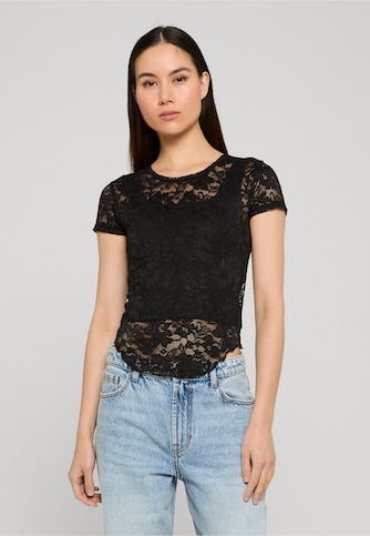 Ladies Stretch Lace Cropped