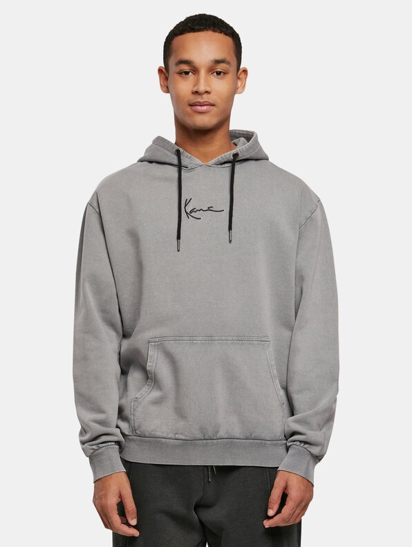 Karl Kani Small Signature OS Hoodie bleached-2