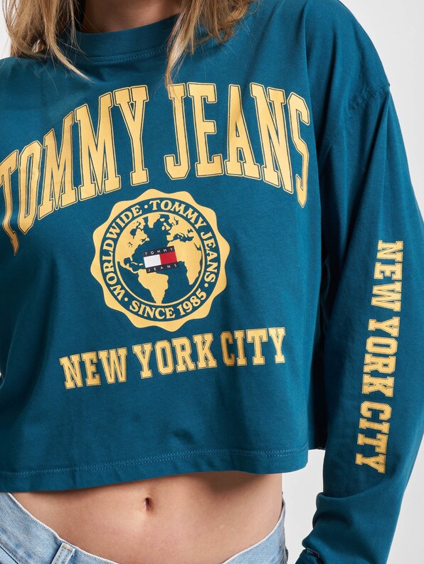 Tommy Jeans Crop College Logo-4