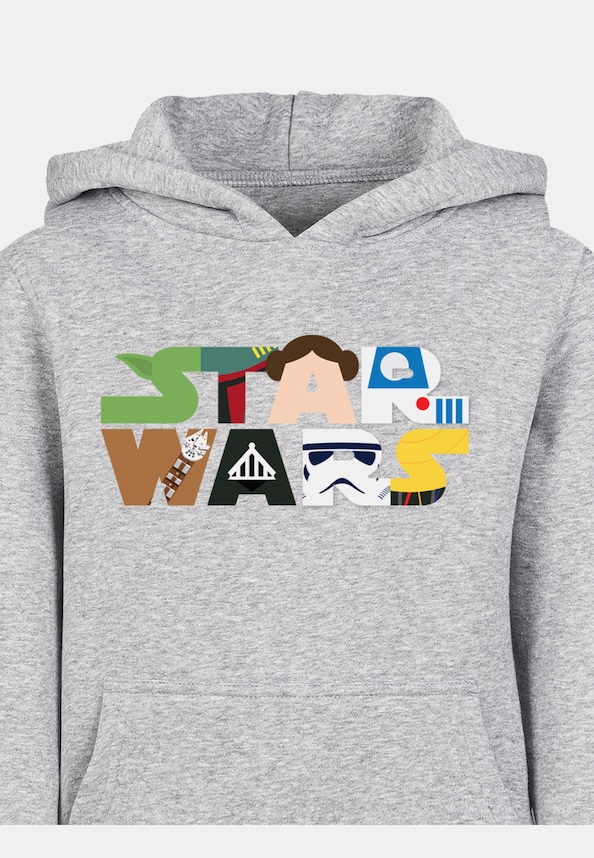 Star Wars Character Logo with Basic Kids Hoody-0