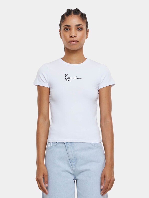 Karl Kani Small Signature Essential Tight  T-Shirt-2