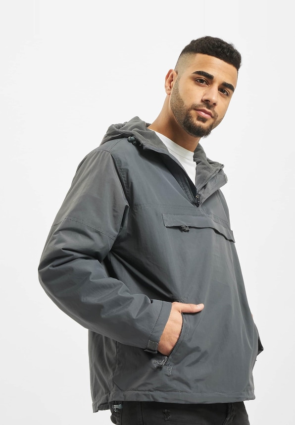 Fleece Pull Over Windbreaker-0
