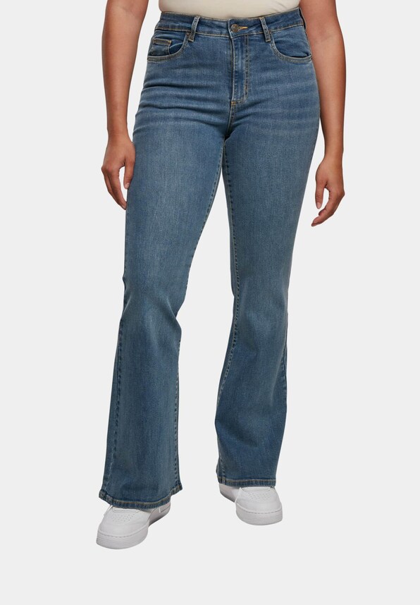 Ladies High Waist Flared-0