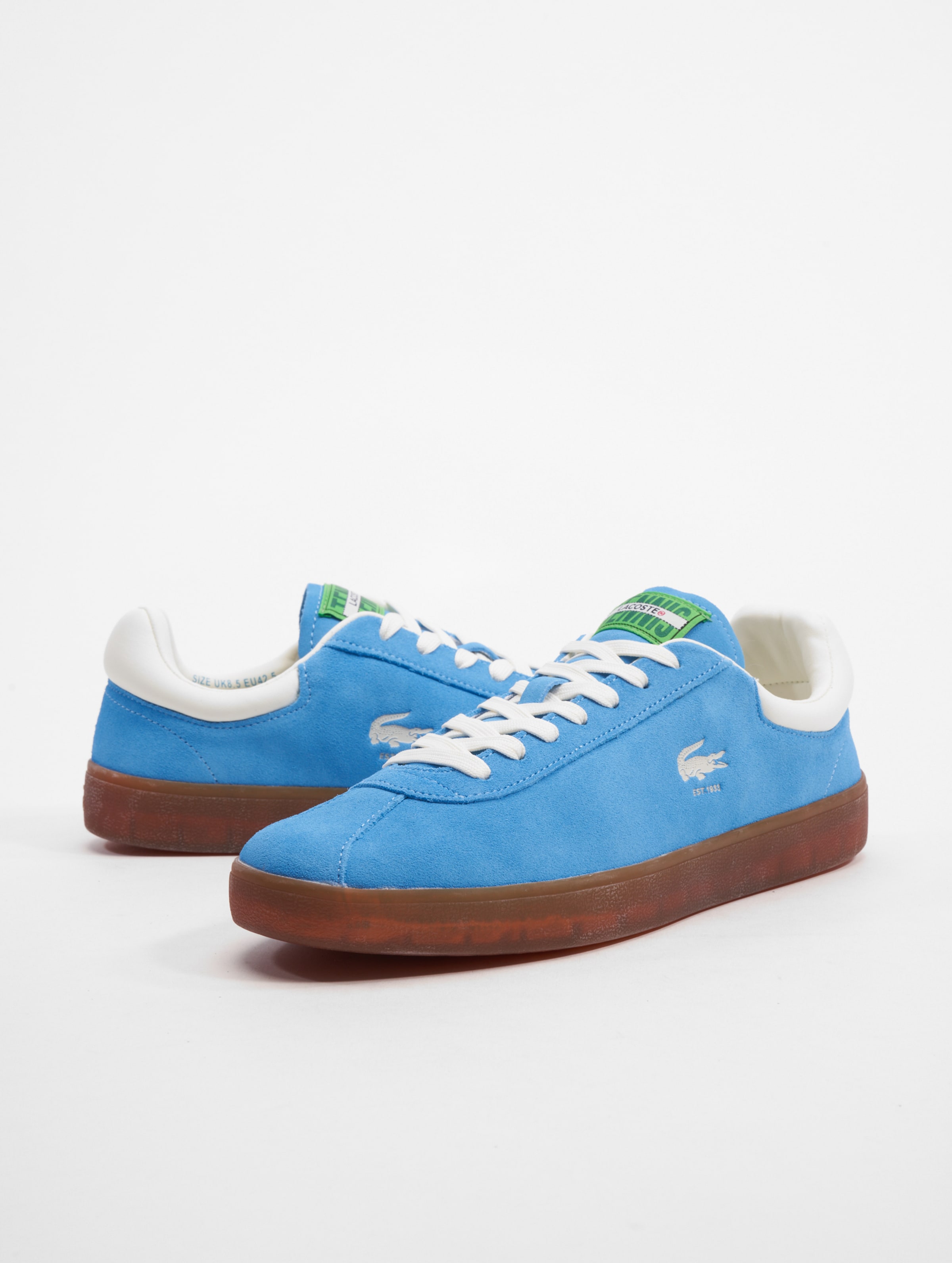 Lacoste Baseshot 124 1 SMA Sneakers Männer,Unisex op kleur blauw, Maat 41