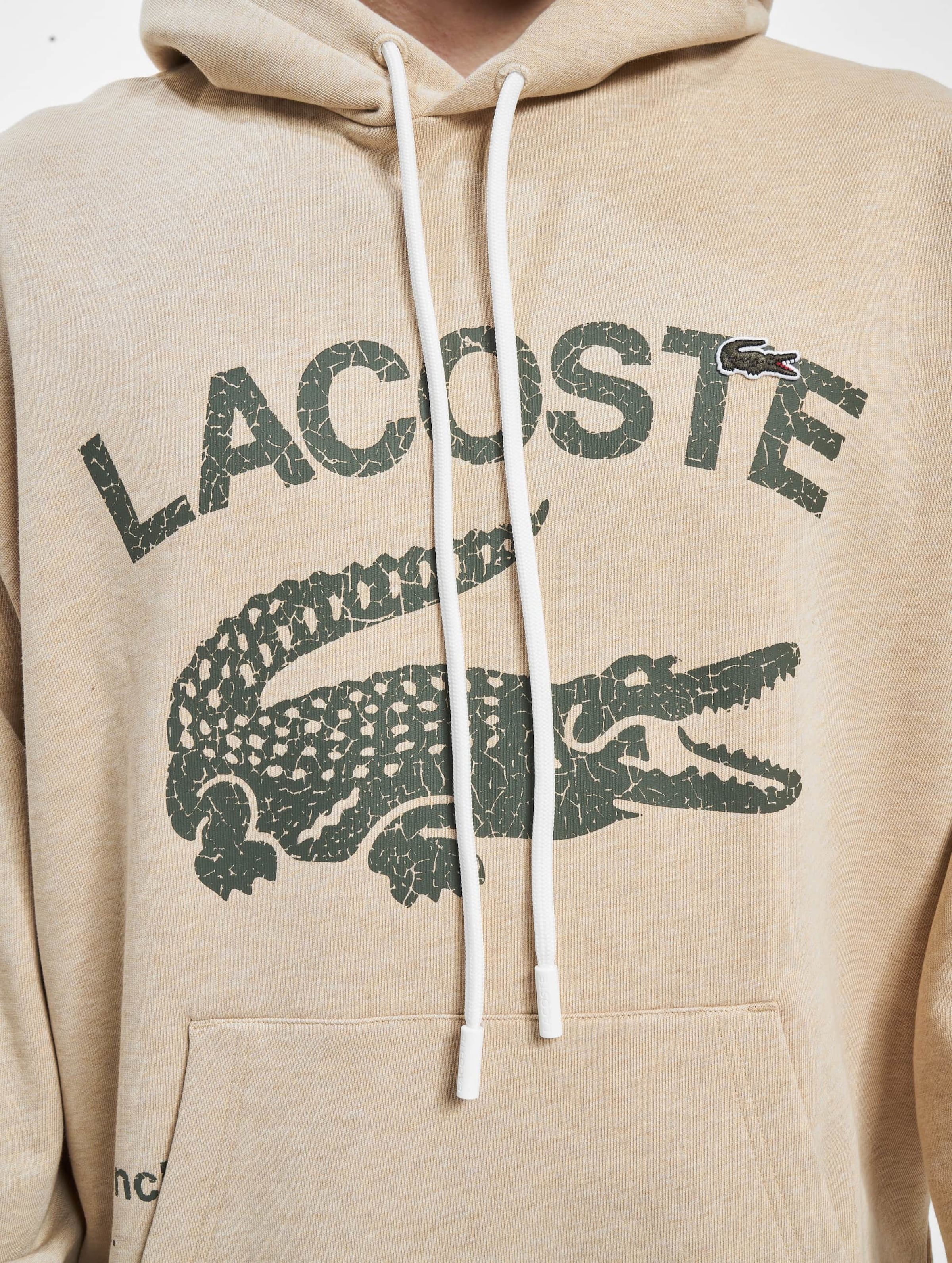 Lacoste on sale logo hoodie