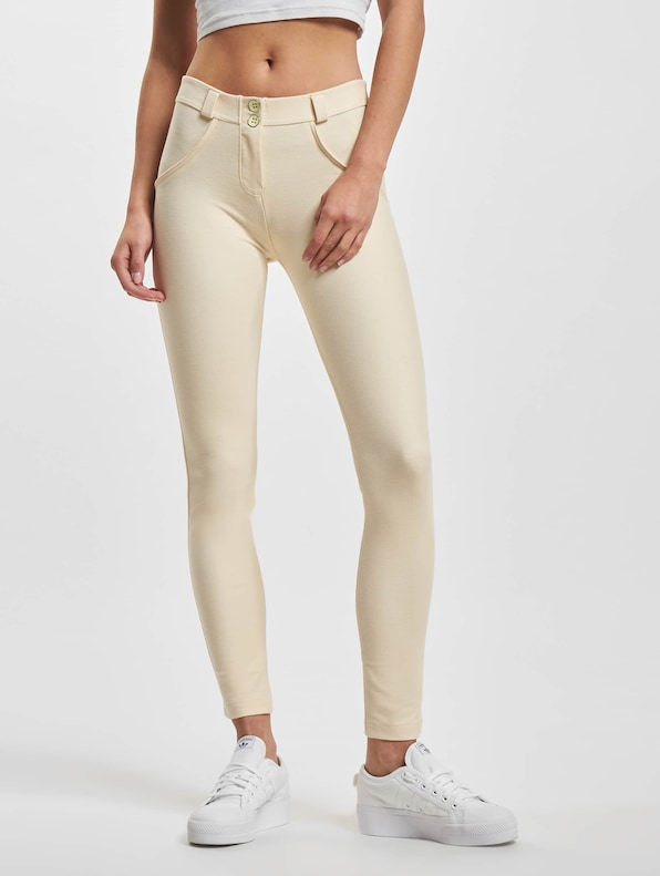 WRUP Drill Damen Push Up Hose Regular Waist-1