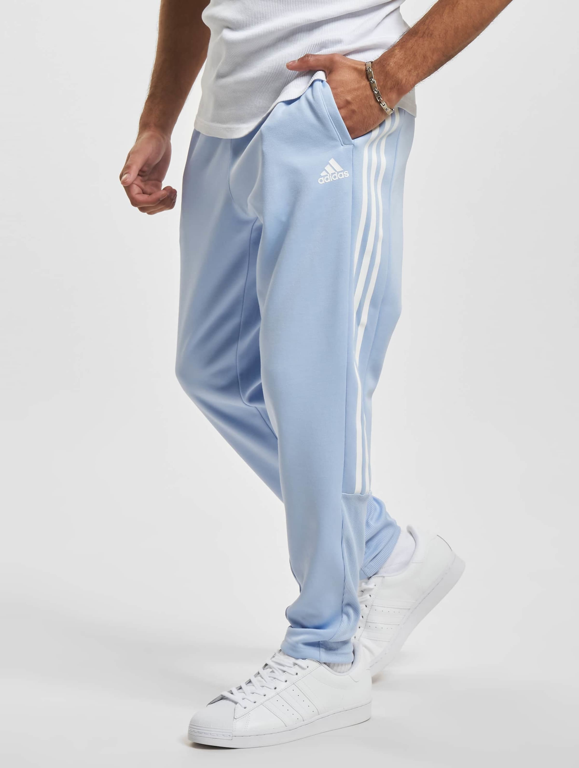 Adidas superstar track pants ash cheap blue