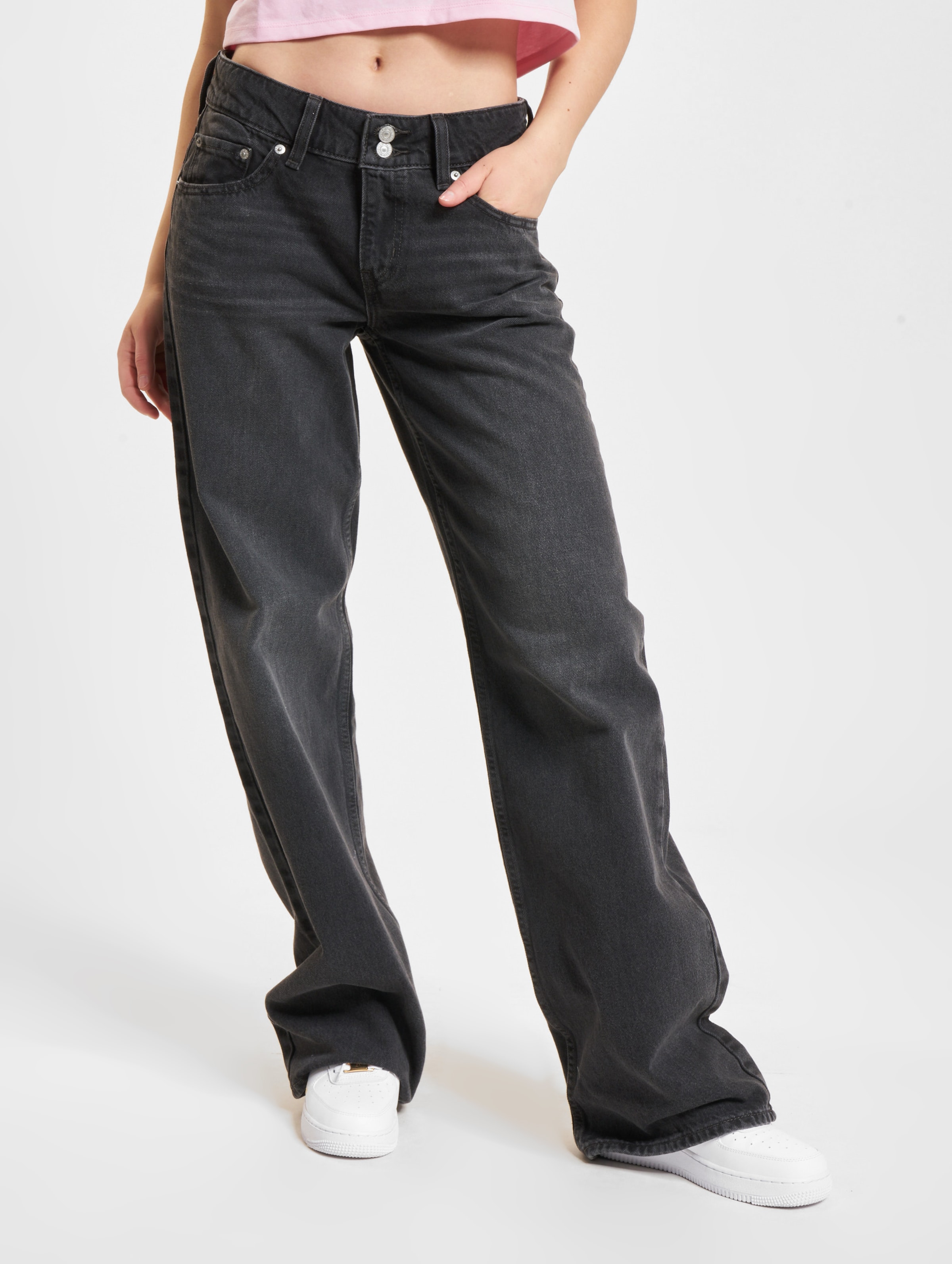 Levi's Superlow Loose Fit Jeans Frauen,Unisex op kleur grijs, Maat 2634