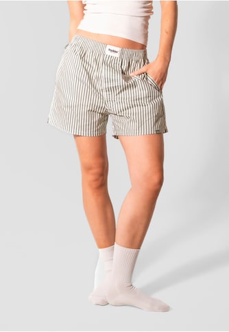 Green Striped - Boyfriend Boxers