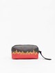 Flame Print Cosmetic Pouch-0