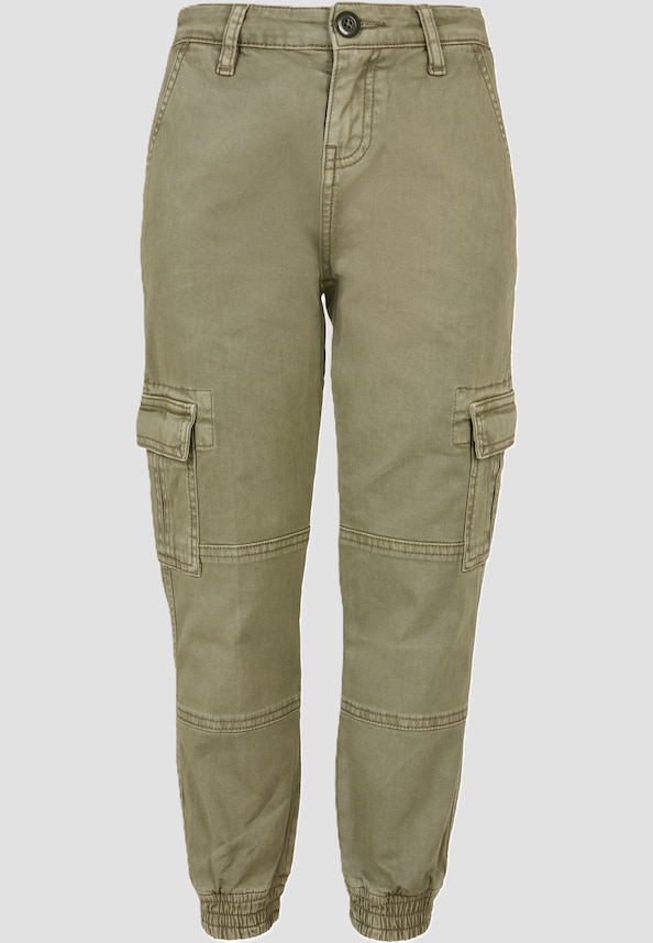 Boys Washed Cargo Twill -0
