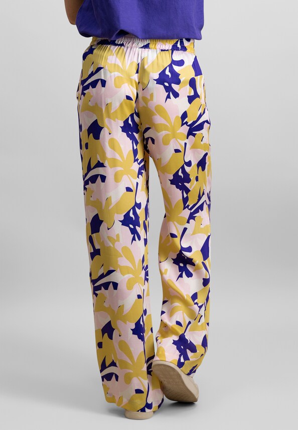PANTS WIDE FLOWER-1