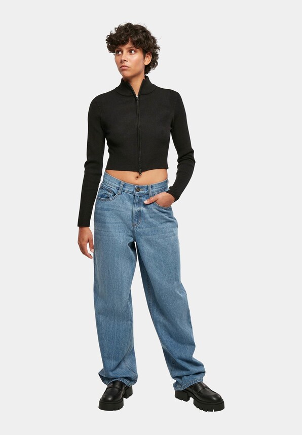 Urban Classics Ladies High Waist 90´s Wide Loose Fit Jeans-3