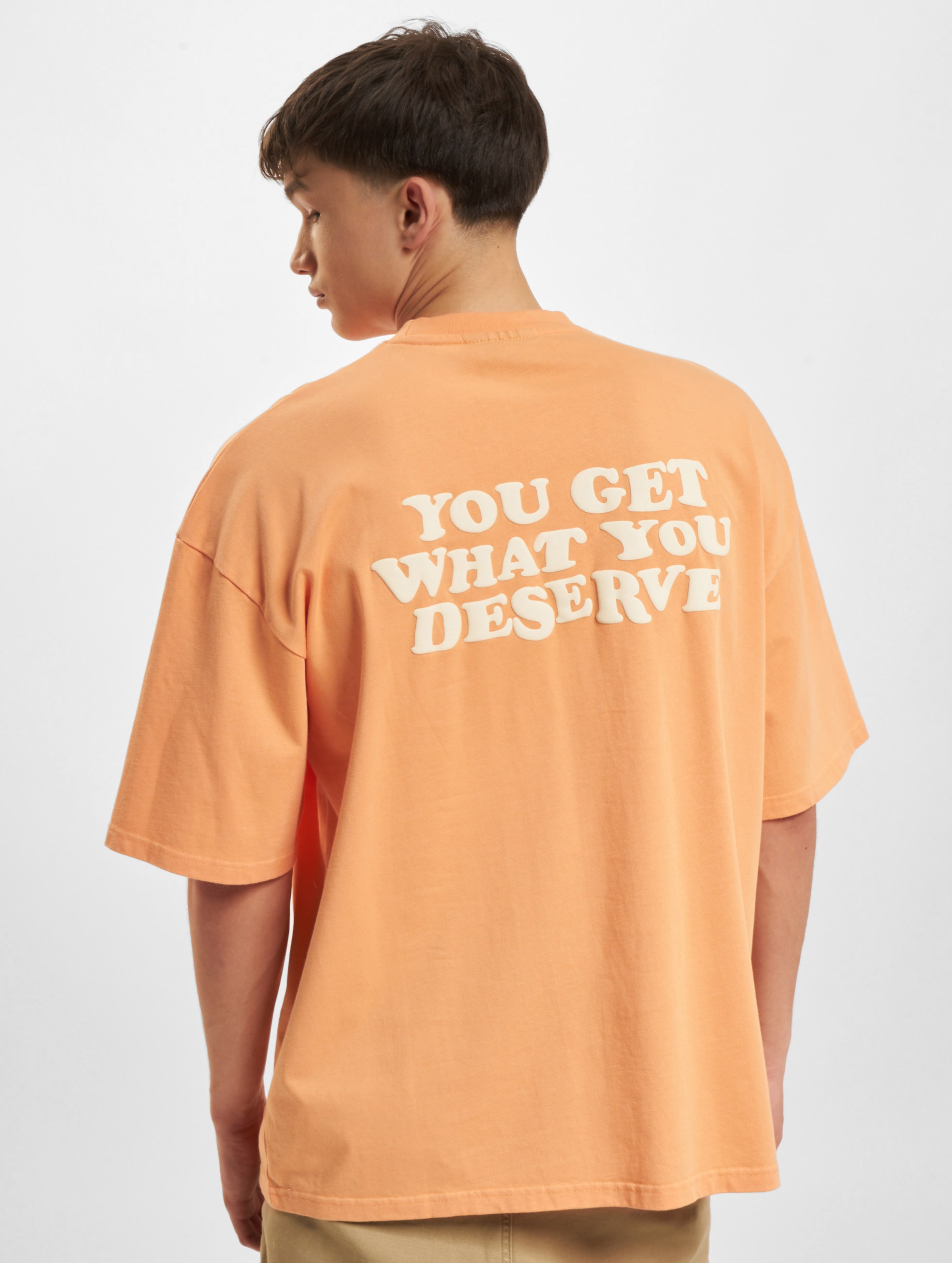 PEGADOR Astor Boxy T-Shirts Mannen op kleur oranje, Maat M