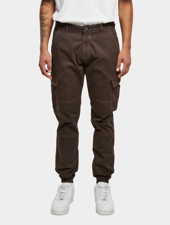 Washed Cargo Twill Jogging-2
