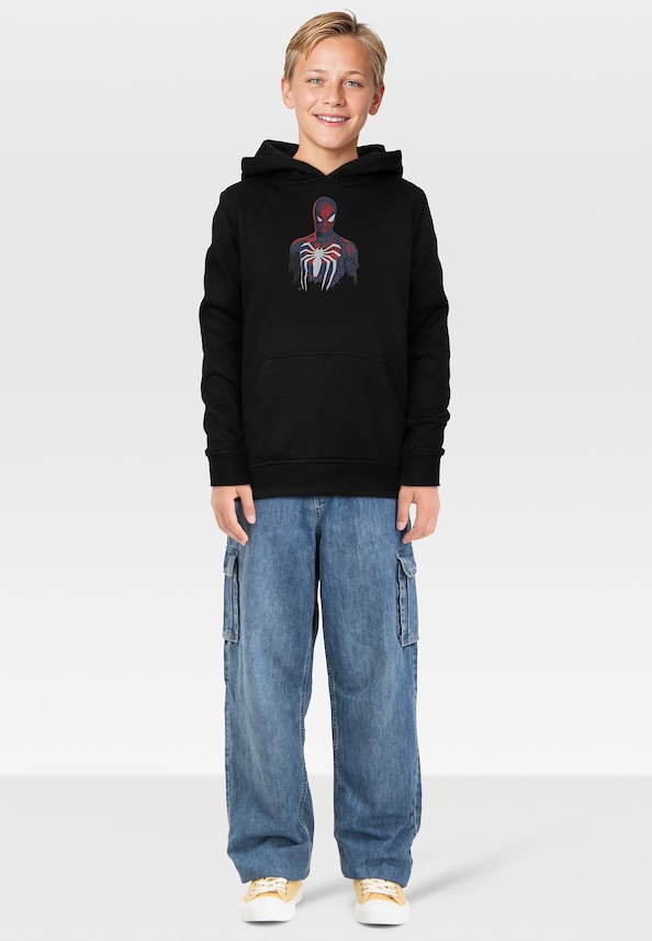 Kids Spiderman Logo Hoody-2