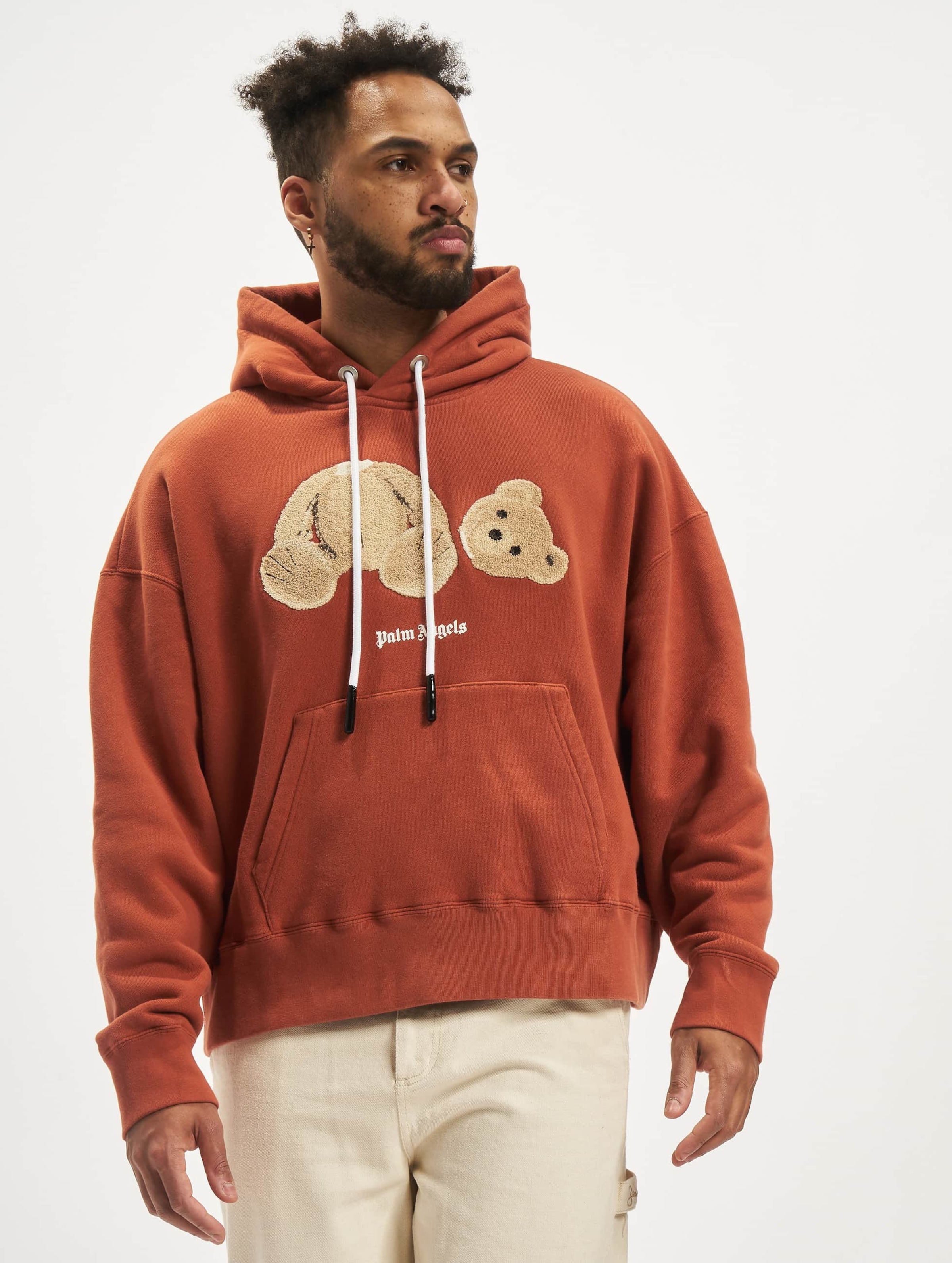 Palm angels hoodie bear best sale