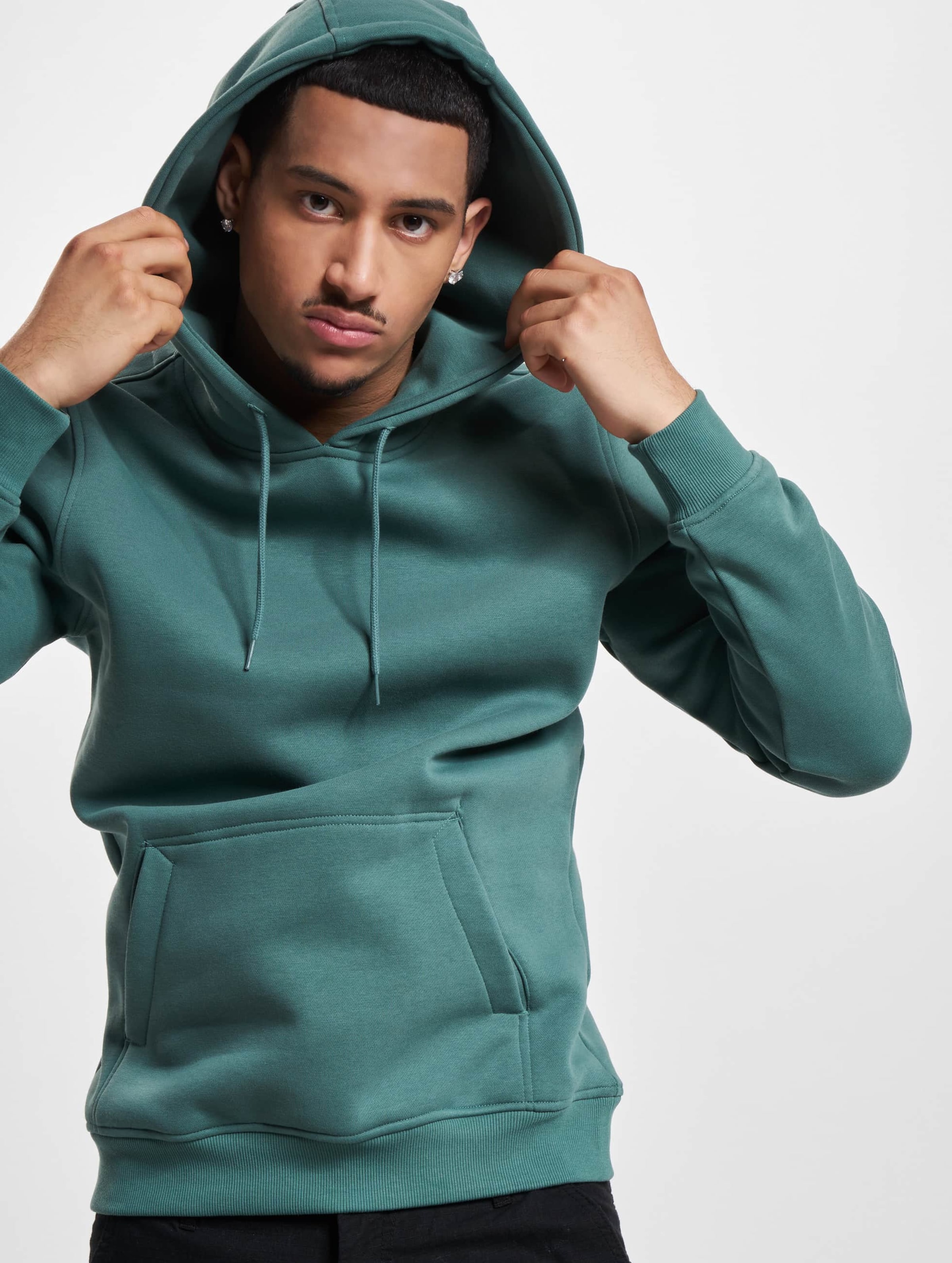 Build Your Brand Heavy Hoody Mannen op kleur groen, Maat 5XL