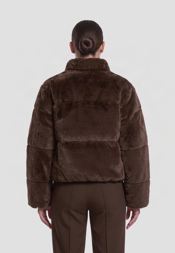 Ladies Short Faux Fur -1