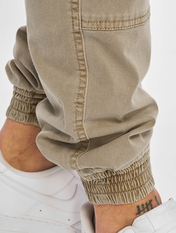 Washed Cargo Twill Jogging-5