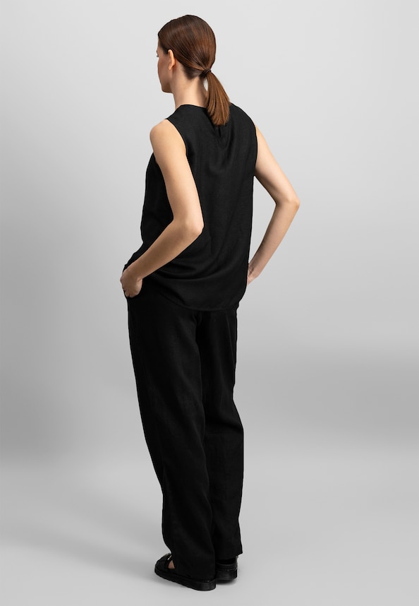 TOP PLEATS LINEN MIX-2