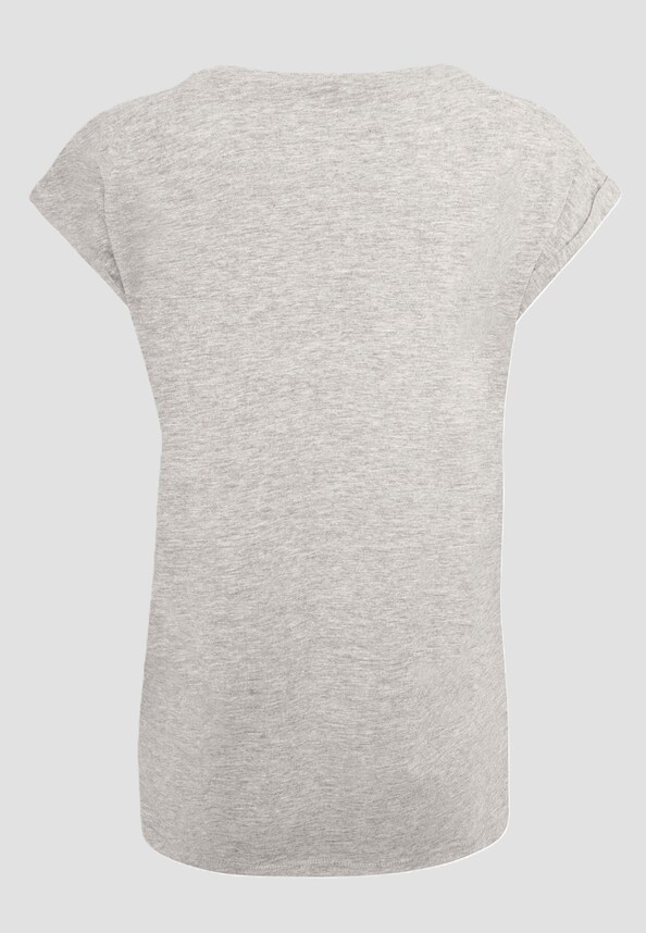 Ladies Summer And Chill Rainbow Extended Shoulder Tee-3