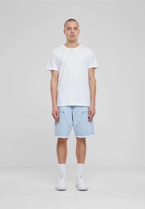 Open Edge Two Knee Denim Shorts-4